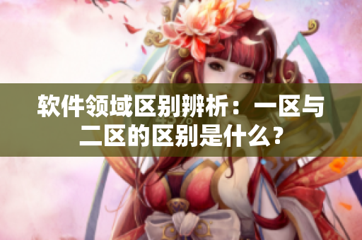 软件领域区别辨析：一区与二区的区别是什么？