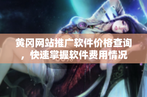 黄冈网站推广软件价格查询，快速掌握软件费用情况