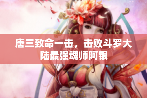 唐三致命一击，击败斗罗大陆最强魂师阿银