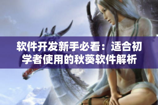 软件开发新手必看：适合初学者使用的秋葵软件解析