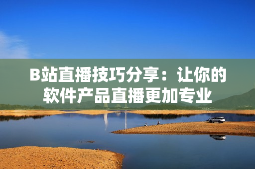 B站直播技巧分享：让你的软件产品直播更加专业