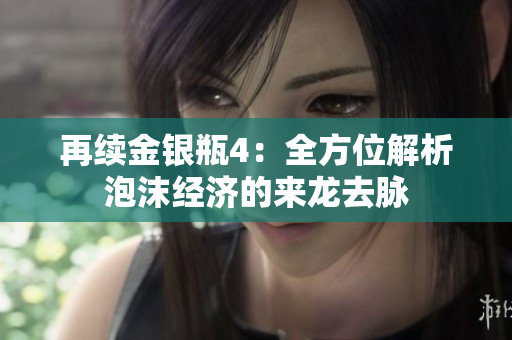 再续金银瓶4：全方位解析泡沫经济的来龙去脉