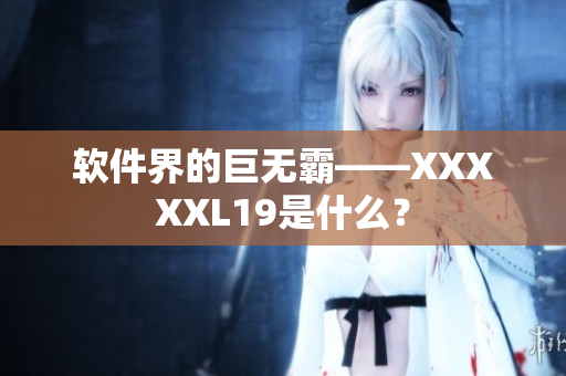 软件界的巨无霸——XXXXXL19是什么？