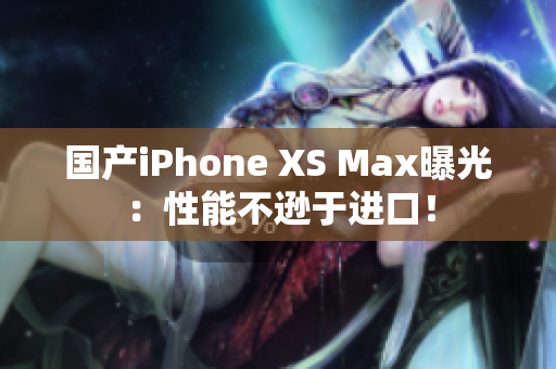 国产iPhone XS Max曝光：性能不逊于进口！