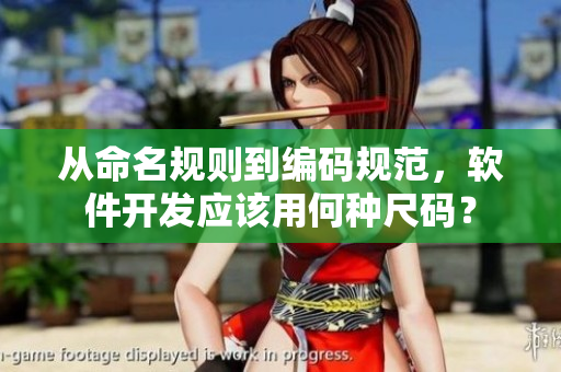 从命名规则到编码规范，软件开发应该用何种尺码？