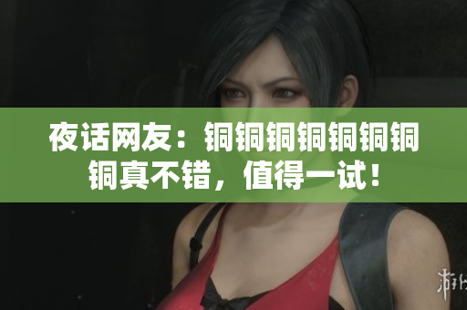 夜话网友：铜铜铜铜铜铜铜铜真不错，值得一试！