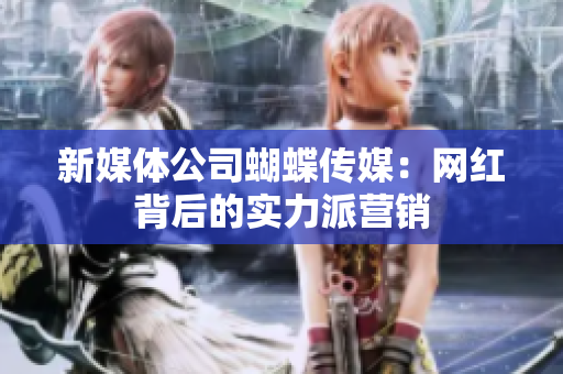 新媒体公司蝴蝶传媒：网红背后的实力派营销