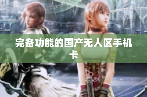 完备功能的国产无人区手机卡