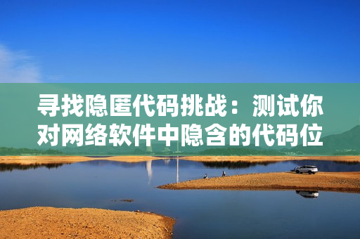 寻找隐匿代码挑战：测试你对网络软件中隐含的代码位置的感知度