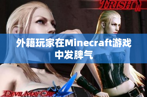 外籍玩家在Minecraft游戏中发脾气