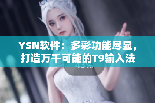 YSN软件：多彩功能尽显，打造万千可能的T9输入法