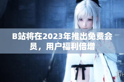 B站将在2023年推出免费会员，用户福利倍增