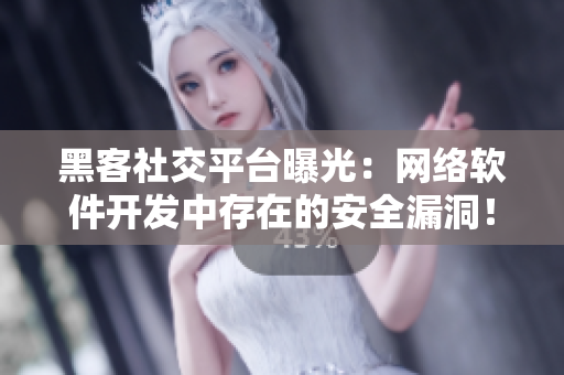 黑客社交平台曝光：网络软件开发中存在的安全漏洞！
