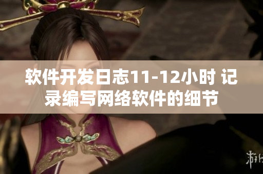 软件开发日志11-12小时 记录编写网络软件的细节