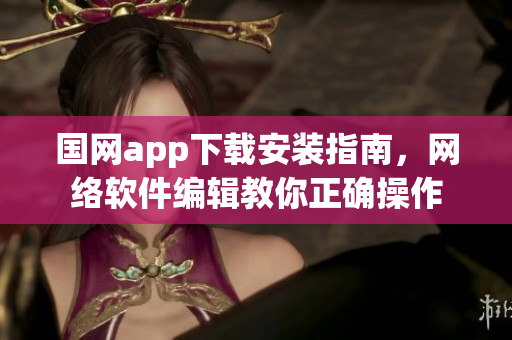 国网app下载安装指南，网络软件编辑教你正确操作