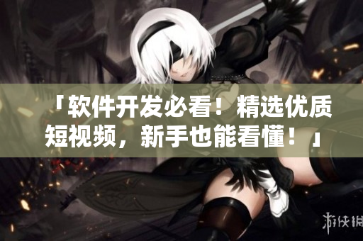 「软件开发必看！精选优质短视频，新手也能看懂！」