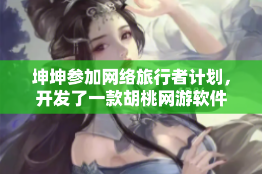坤坤参加网络旅行者计划，开发了一款胡桃网游软件