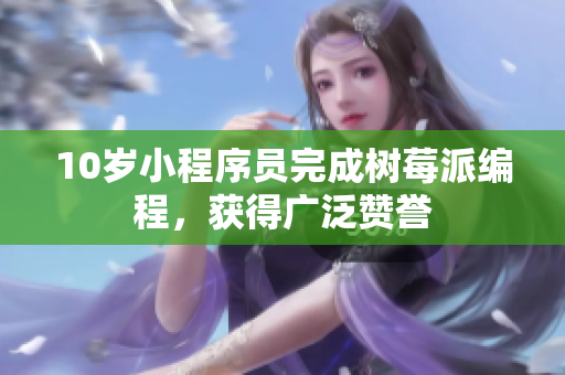 10岁小程序员完成树莓派编程，获得广泛赞誉