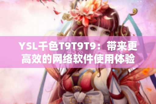 YSL千色T9T9T9：带来更高效的网络软件使用体验