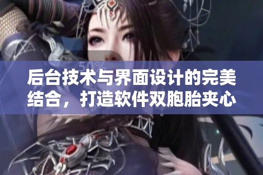 后台技术与界面设计的完美结合，打造软件双胞胎夹心