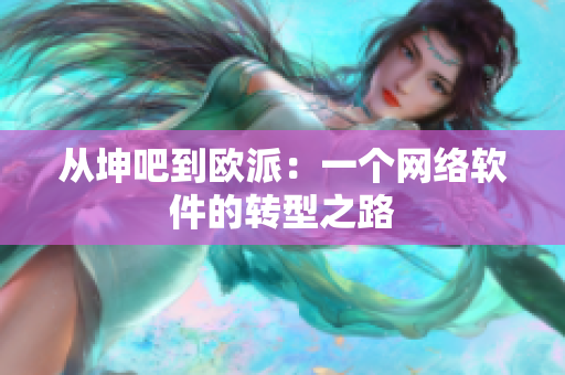 从坤吧到欧派：一个网络软件的转型之路