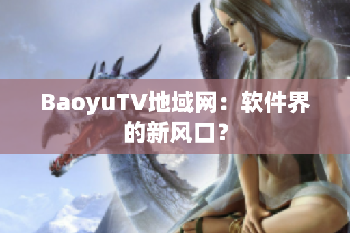 BaoyuTV地域网：软件界的新风口？