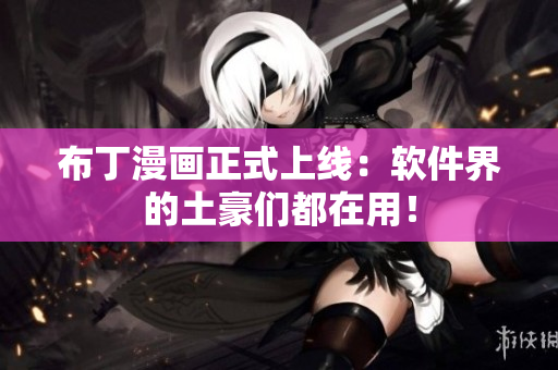 布丁漫画正式上线：软件界的土豪们都在用！