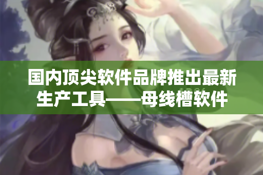 国内顶尖软件品牌推出最新生产工具——母线槽软件