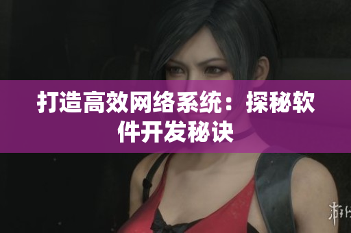 打造高效网络系统：探秘软件开发秘诀