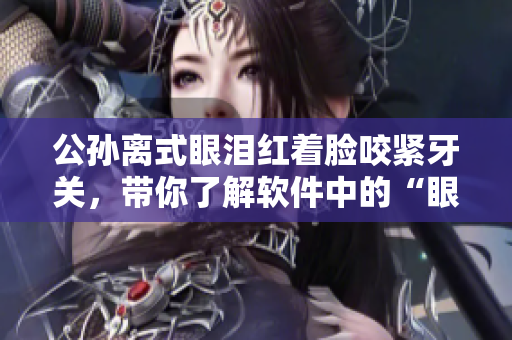 公孙离式眼泪红着脸咬紧牙关，带你了解软件中的“眼泪”是什么？