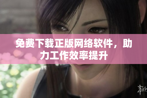 免费下载正版网络软件，助力工作效率提升