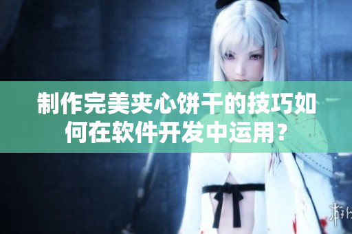 制作完美夹心饼干的技巧如何在软件开发中运用？
