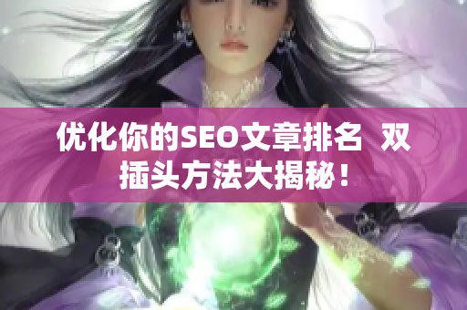 优化你的SEO文章排名  双插头方法大揭秘！