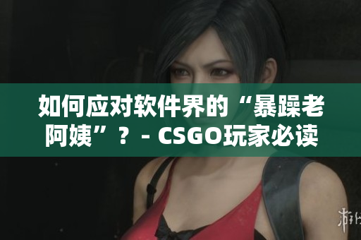 如何应对软件界的“暴躁老阿姨”？- CSGO玩家必读