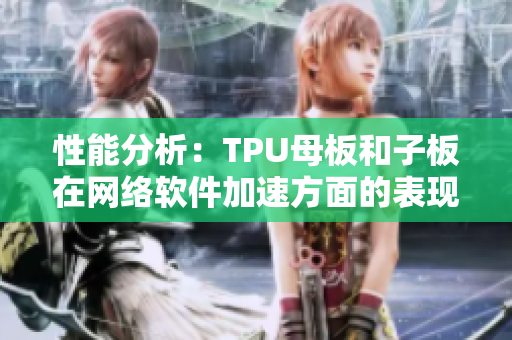 性能分析：TPU母板和子板在网络软件加速方面的表现
