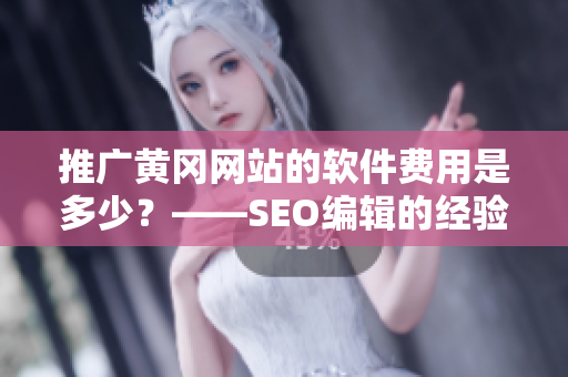 推广黄冈网站的软件费用是多少？——SEO编辑的经验分享