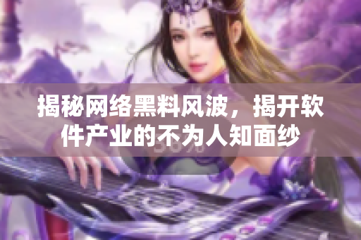 揭秘网络黑料风波，揭开软件产业的不为人知面纱