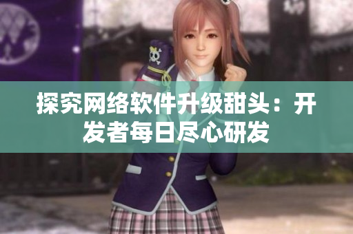 探究网络软件升级甜头：开发者每日尽心研发