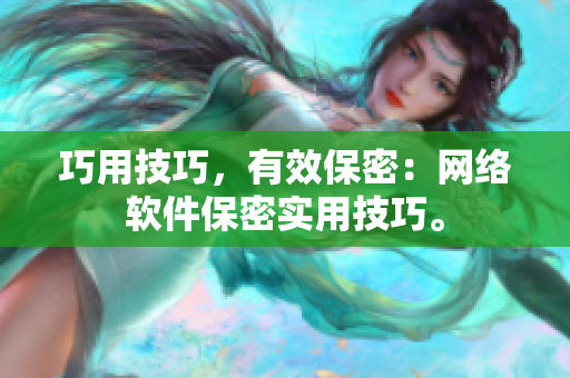 巧用技巧，有效保密：网络软件保密实用技巧。