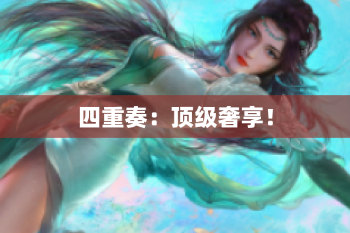 四重奏：顶级奢享！