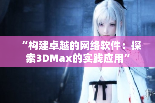 “构建卓越的网络软件：探索3DMax的实践应用”