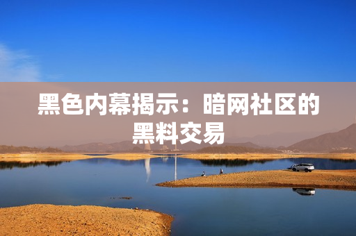 黑色内幕揭示：暗网社区的黑料交易