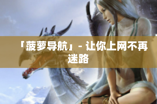「菠萝导航」- 让你上网不再迷路