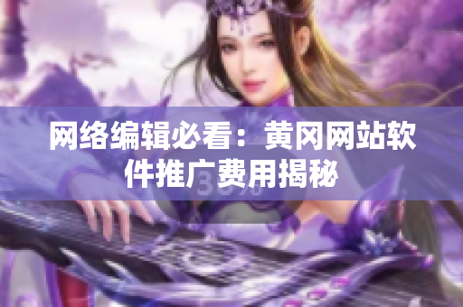 网络编辑必看：黄冈网站软件推广费用揭秘