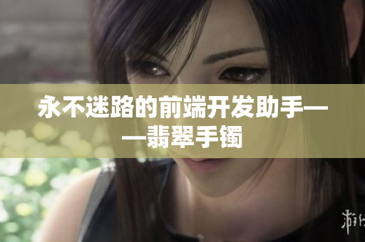 永不迷路的前端开发助手——翡翠手镯