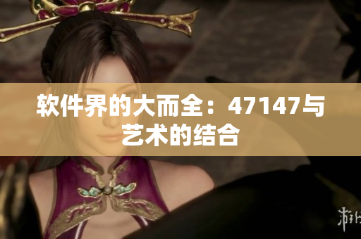 软件界的大而全：47147与艺术的结合