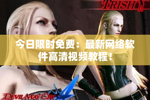 今日限时免费：最新网络软件高清视频教程！