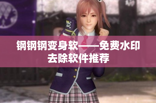钢钢钢变身软——免费水印去除软件推荐