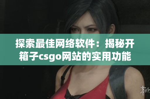 探索最佳网络软件：揭秘开箱子csgo网站的实用功能