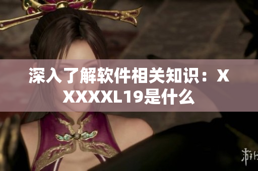 深入了解软件相关知识：XXXXXL19是什么